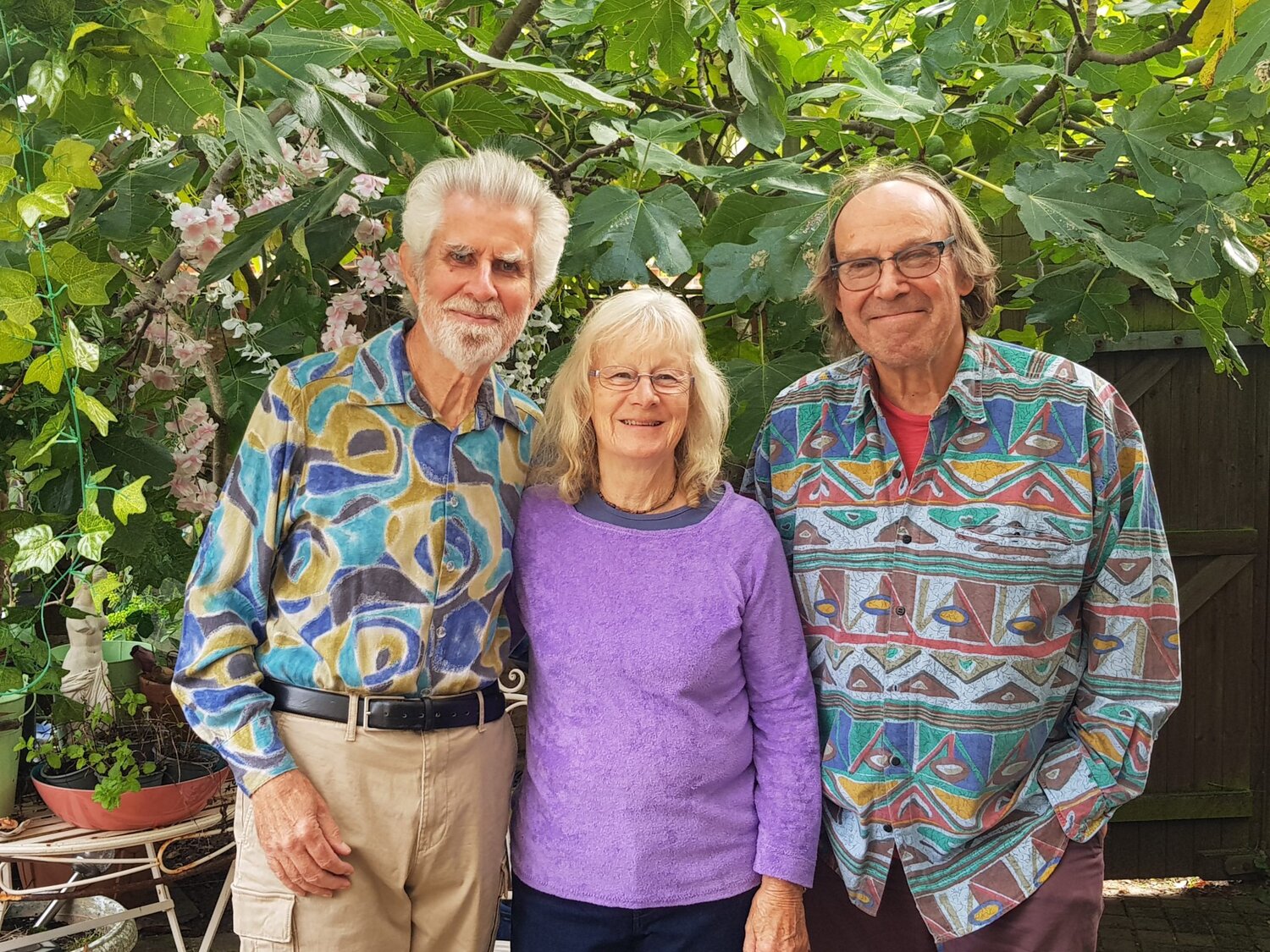 Dave Kelly, Bob Hall and Hilary Blythe